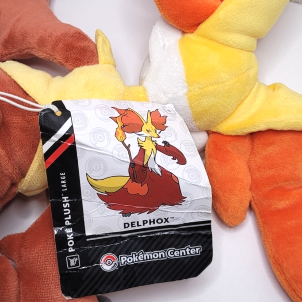 Delphox Large Pokemon Plush Pokemon Center Stuffed Animal READ - Picture 9 of 12